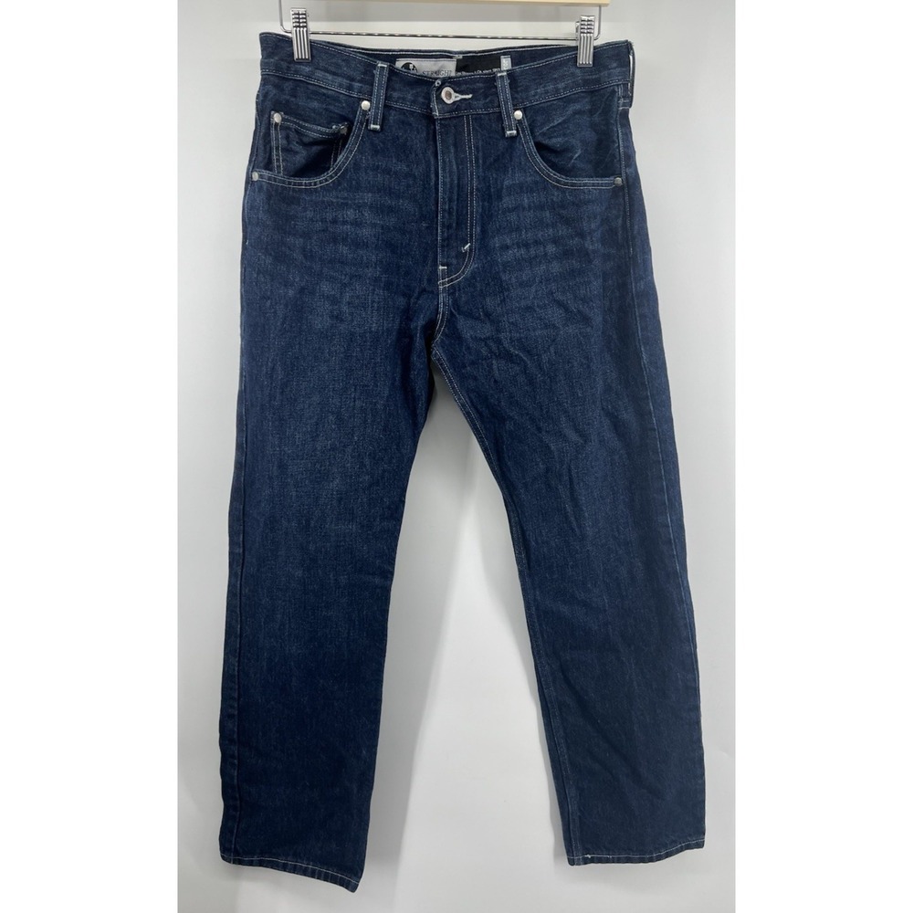 Levis Silvertab Straight Loose Jeans Tagged 32/32 Measure 33/31 Mid Wash